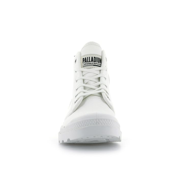 Palladium Pampa Hi Originale Men's Boots White | UK P743-FTC